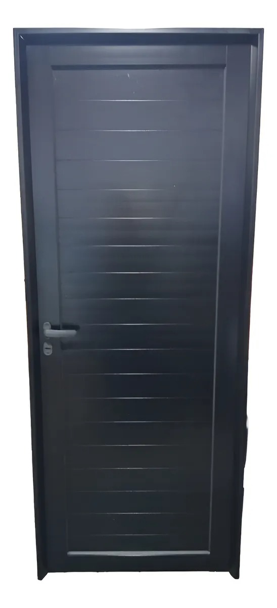 Puerta Herrero 26mm 800x2000 Ciega Negro