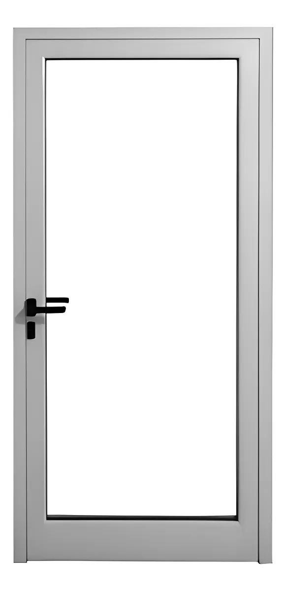 Puerta Modena 800x2050 Vidriada Blanco Simple 4mm