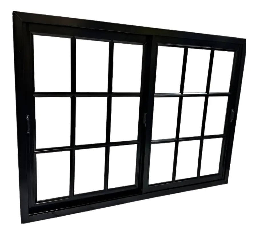 Ventana Herrero 2000x1100 Negro Repartido Florencia