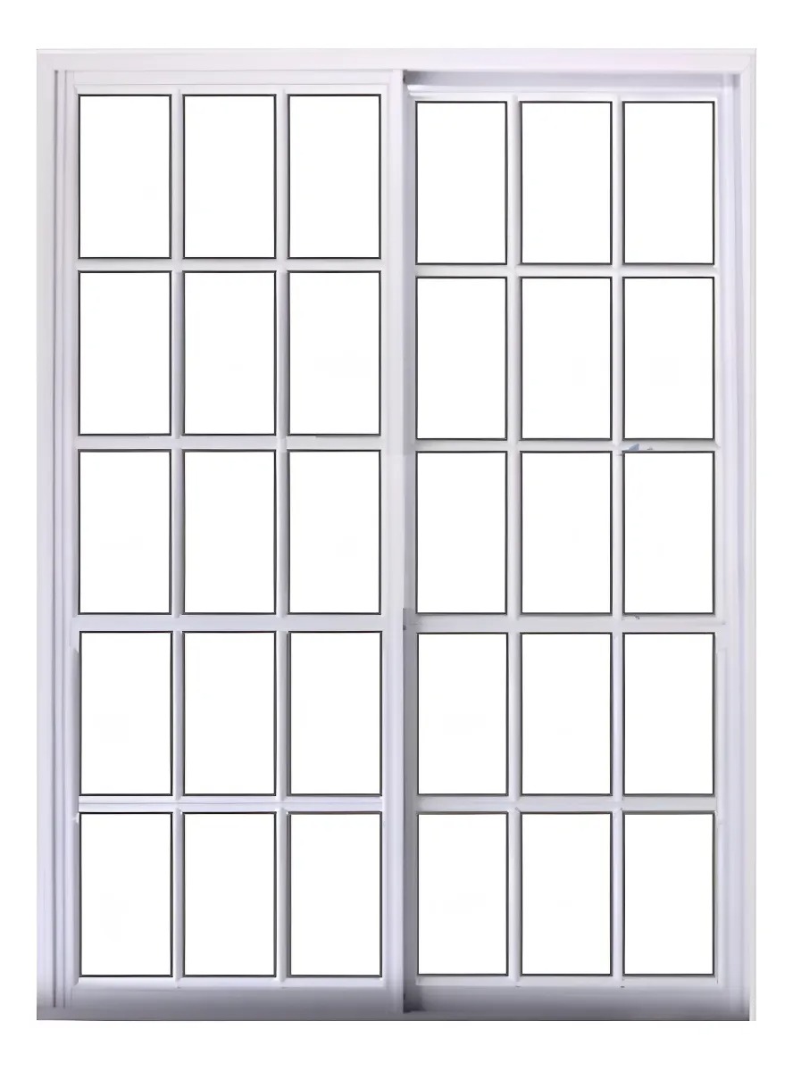 Ventana Herrero 1800x2000 Blanco Vidrio repartido